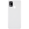 Back cover Glass With Camera Lens Compatible For Samsung Galaxy A21S (A217 / 2020) (Aftermarket Plus) (White)