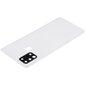 Back cover Glass With Camera Lens Compatible For Samsung Galaxy A21S (A217 / 2020) (Aftermarket Plus) (White)