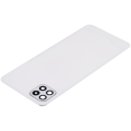 Back cover Glass With Camera Lens Compatible For Samsung Galaxy A22 5G (A226 / 2021) (Aftermarket Plus) (White)