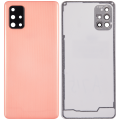 Back cover Glass With Camera Lens Compatible For Samsung Galaxy A71 4G (A715 / 2020) (Aftermarket Plus) ( Prism Crush Pink)