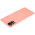 Back cover Glass With Camera Lens Compatible For Samsung Galaxy A71 4G (A715 / 2020) (Aftermarket Plus) ( Prism Crush Pink)