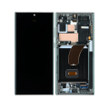 OLED Assembly With Frame Compatible For Samsung Galaxy S23 Ultra 5G (US & International) (Service Pack) (Sky Blue & Lime)