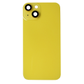 Back Glass With Steel Plate With Wireless NFC & MagSafe Magnet Pre-Installed Compatible For iPhone 14 (No Logo) (Yellow)