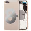 Back Housing W/ Small Components Pre-Installed Compatible For iPhone 8 Plus (Used OEM Pull: Grade C) (Gold)