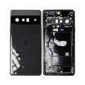 Back Housing Compatible For Google Pixel 6 Pro (Used OEM Pull: Grade B/C) (Stormy Black)