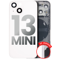 Back Housing W/ Small Components Pre-Installed Compatible For iPhone 13 Mini (US Version) (Used OEM Pull: Grade C) (Starlight)