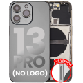 Back Housing W/ Small Components Pre-Installed Compatible For iPhone 13 Pro (US Version) (No Logo) (Aftermarket Plus) (Graphite)