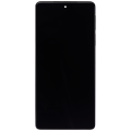 OLED Assembly With Frame Compatible For Motorola Moto Edge Plus 5G UW (2022) / Edge 30 Pro (XT2201-1/4) (Refurbished) (Cosmos Blue)