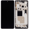 OLED Assembly With Frame Compatible For Motorola Moto Edge Plus 5G UW (2022) / Edge 30 Pro (XT2201-1/4) (Refurbished) (Cosmos Blue)