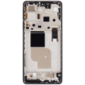 OLED Assembly With Frame Compatible For Motorola Moto Edge Plus 5G UW (2022) / Edge 30 Pro (XT2201-1/4) (Refurbished) (Cosmos Blue)