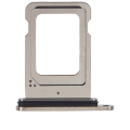 Dual Sim Card Tray Compatible For iPhone 15 Pro / 15 Pro Max (Black Titanium)