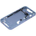 Mid-Frame Housing With Power And Volume Button Compatible For iPhone 14 (US Version) (Aftermarket Plus) (Blue)
