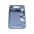 Mid-Frame Housing With Power And Volume Button Compatible For iPhone 14 (US Version) (Aftermarket Plus) (Blue)