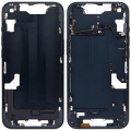 Mid-Frame Housing With Power And Volume Button Compatible For iPhone 14 (US Version) (Aftermarket Plus) (Midnight)