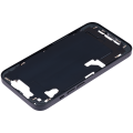 Mid-Frame Housing With Power And Volume Button Compatible For iPhone 14 (US Version) (Aftermarket Plus) (Midnight)