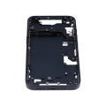 Mid-Frame Housing With Power And Volume Button Compatible For iPhone 14 (US Version) (Aftermarket Plus) (Midnight)