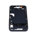 Mid-Frame Housing With Power And Volume Button Compatible For iPhone 14 (US Version) (Aftermarket Plus) (Midnight)