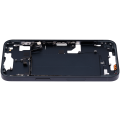 Mid-Frame Housing With Power And Volume Button Compatible For iPhone 14 (US Version) (Aftermarket Plus) (Midnight)