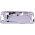Mid-Frame Housing With Power And Volume Button Compatible For iPhone 14 (US Version) (Aftermarket Plus) (Purple)