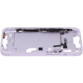 Mid-Frame Housing With Power And Volume Button Compatible For iPhone 14 (US Version) (Aftermarket Plus) (Purple)