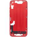 Mid-Frame Housing With Power And Volume Button Compatible For iPhone 14 (US Version) (Aftermarket Plus) (Red)