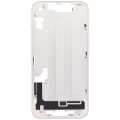 Mid-Frame Housing With Power And Volume Button Compatible For iPhone 14 (US Version) (Aftermarket Plus) (Starlight)