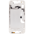 Mid-Frame Housing With Power And Volume Button Compatible For iPhone 14 (US Version) (Aftermarket Plus) (Starlight)