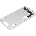 Mid-Frame Housing With Power And Volume Button Compatible For iPhone 14 (US Version) (Aftermarket Plus) (Starlight)