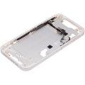 Mid-Frame Housing With Power And Volume Button Compatible For iPhone 14 (US Version) (Aftermarket Plus) (Starlight)