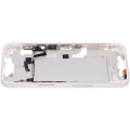 Mid-Frame Housing With Power And Volume Button Compatible For iPhone 14 (US Version) (Aftermarket Plus) (Starlight)