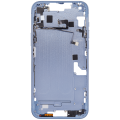 Mid-Frame Housing With Power And Volume Button Compatible For iPhone 14 Plus (US Version) (Aftermarket Plus) (Blue)