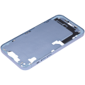 Mid-Frame Housing With Power And Volume Button Compatible For iPhone 14 Plus (US Version) (Aftermarket Plus) (Blue)