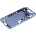 Mid-Frame Housing With Power And Volume Button Compatible For iPhone 14 Plus (US Version) (Aftermarket Plus) (Blue)