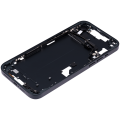 Mid-Frame Housing With Power And Volume Button Compatible For iPhone 14 Plus (US Version) (Aftermarket Plus) (Midnight)