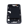 Mid-Frame Housing With Power And Volume Button Compatible For iPhone 14 Plus (US Version) (Aftermarket Plus) (Midnight)
