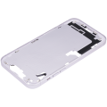 Mid-Frame Housing With Power And Volume Button Compatible For iPhone 14 Plus (US Version) (Aftermarket Plus) (Purple)