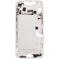 Mid-Frame Housing With Power And Volume Button Compatible For iPhone 14 Plus (US Version) (Aftermarket Plus) (Starlight)