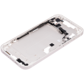 Mid-Frame Housing With Power And Volume Button Compatible For iPhone 14 Plus (US Version) (Aftermarket Plus) (Starlight)