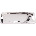 Mid-Frame Housing With Power And Volume Button Compatible For iPhone 14 Plus (US Version) (Aftermarket Plus) (Starlight)