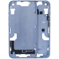 Mid-Frame Housing With Power And Volume Button Compatible For iPhone 14 (International Version) (Aftermarket Plus) (Blue)