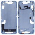 Mid-Frame Housing With Power And Volume Button Compatible For iPhone 14 (International Version) (Aftermarket Plus) (Blue)