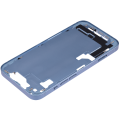 Mid-Frame Housing With Power And Volume Button Compatible For iPhone 14 (International Version) (Aftermarket Plus) (Blue)