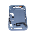 Mid-Frame Housing With Power And Volume Button Compatible For iPhone 14 (International Version) (Aftermarket Plus) (Blue)