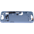 Mid-Frame Housing With Power And Volume Button Compatible For iPhone 14 (International Version) (Aftermarket Plus) (Blue)