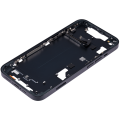Mid-Frame Housing With Power And Volume Button Compatible For iPhone 14 (International Version) (Aftermarket Plus) (Midnight)