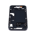 Mid-Frame Housing With Power And Volume Button Compatible For iPhone 14 (International Version) (Aftermarket Plus) (Midnight)