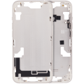 Mid-Frame Housing With Power And Volume Button Compatible For iPhone 14 (International Version) (Aftermarket Plus) (Starlight)