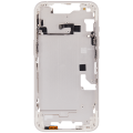 Mid-Frame Housing With Power And Volume Button Compatible For iPhone 14 (International Version) (Aftermarket Plus) (Starlight)