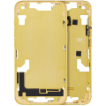 Mid-Frame Housing With Power And Volume Button Compatible For iPhone 14 (International Version) (Aftermarket Plus) (Yellow)