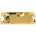Mid-Frame Housing With Power And Volume Button Compatible For iPhone 14 (International Version) (Aftermarket Plus) (Yellow)